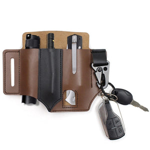 Gaine en Cuir à Boucle de Ceinture Multi-outils EDC