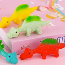 Charger l&#39;image dans la galerie, Jouets de doigt de dinosaure de fronde(10 pièces, couleurs aléatoires)