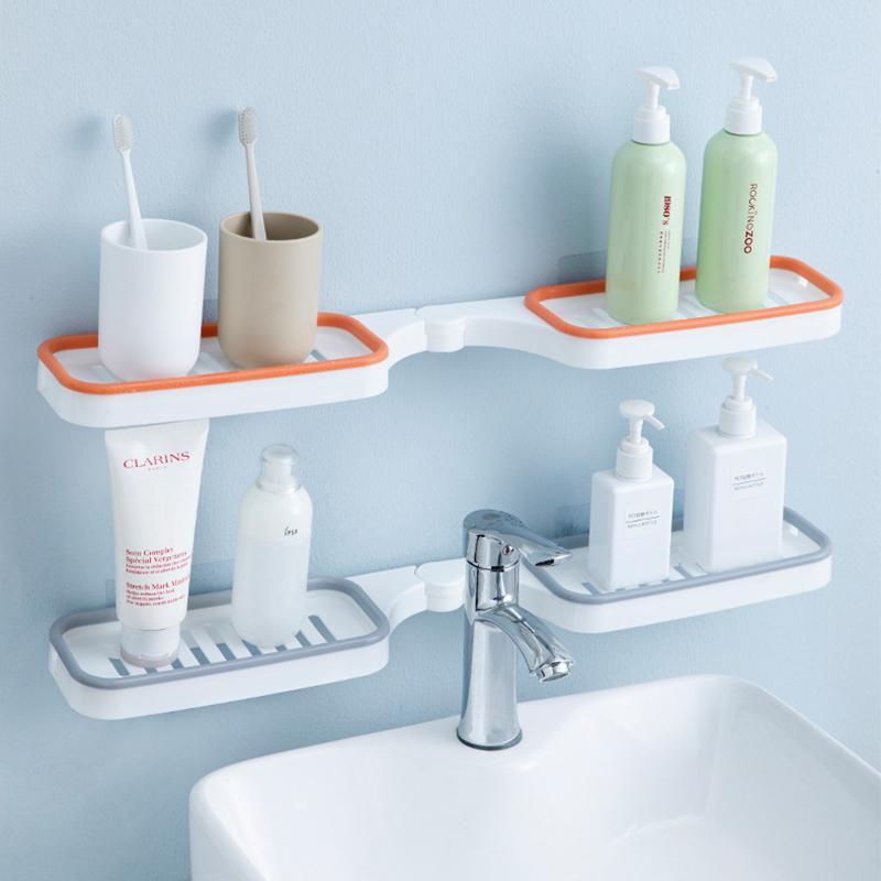 Étagère d'Angle sans Perforation pour Salle de Bain