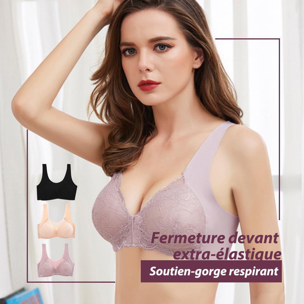 Ciaovie™ Soutien-Gorge Respirant Extra-Élastique Fermeture Frontale Sans Anneau en Acier - ciaovie