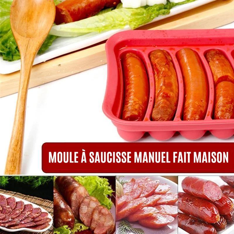 Moule à Saucisse Manuel en Silicone