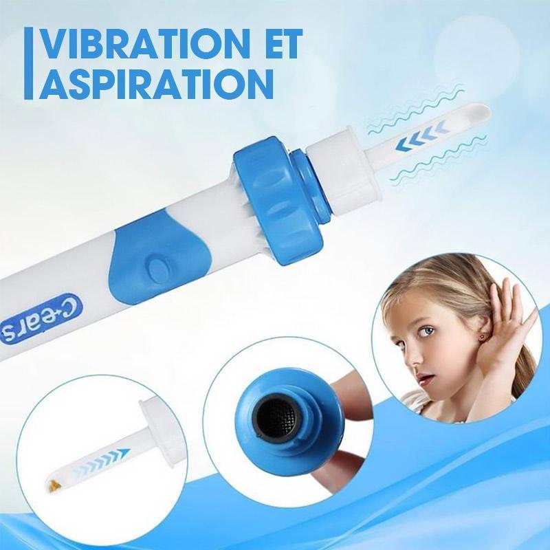 Aspirateur vibrant pour enlever le cérumen