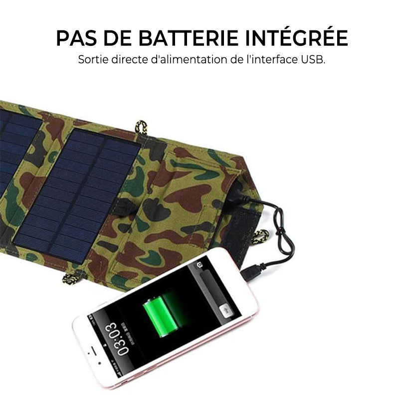 Chargeur de Panneau Solaire Portable 8W