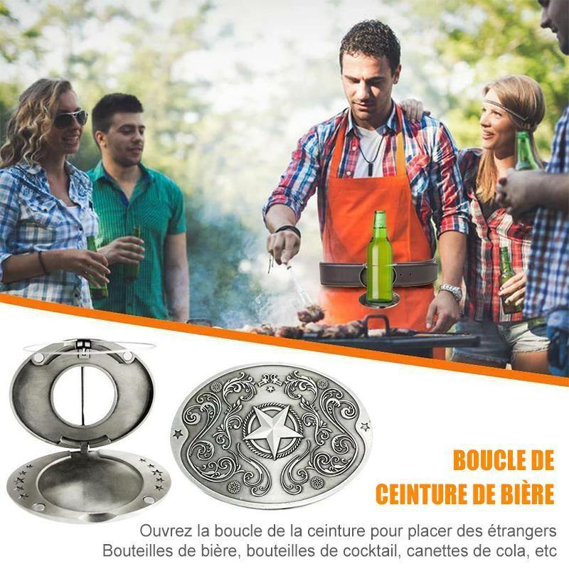 Boucle de ceinture de bière créative