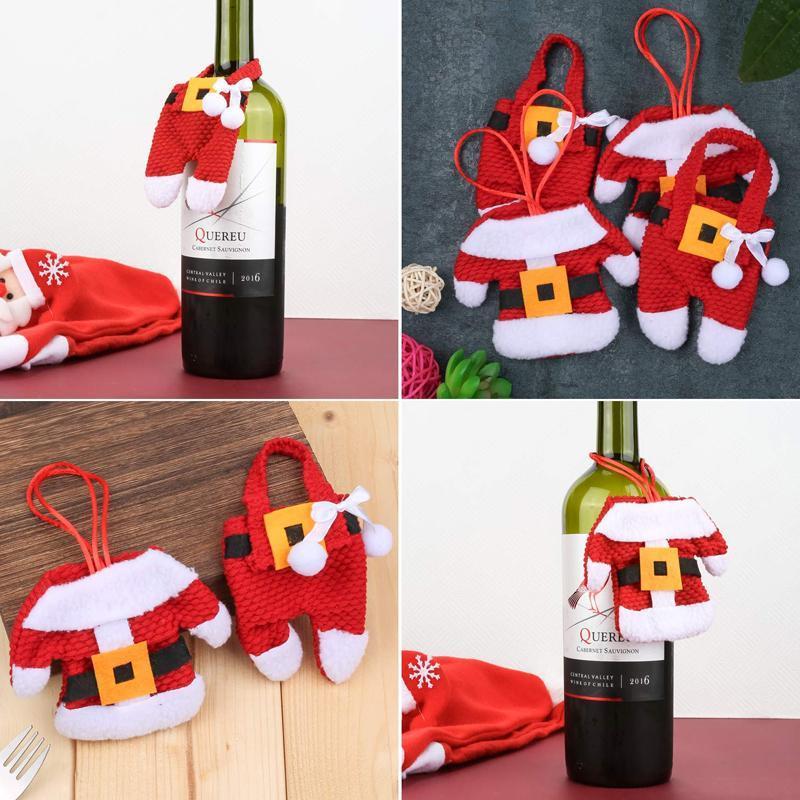 Rhinoblanc™ Costume de Père Noël de Porte-Couverts Décoration