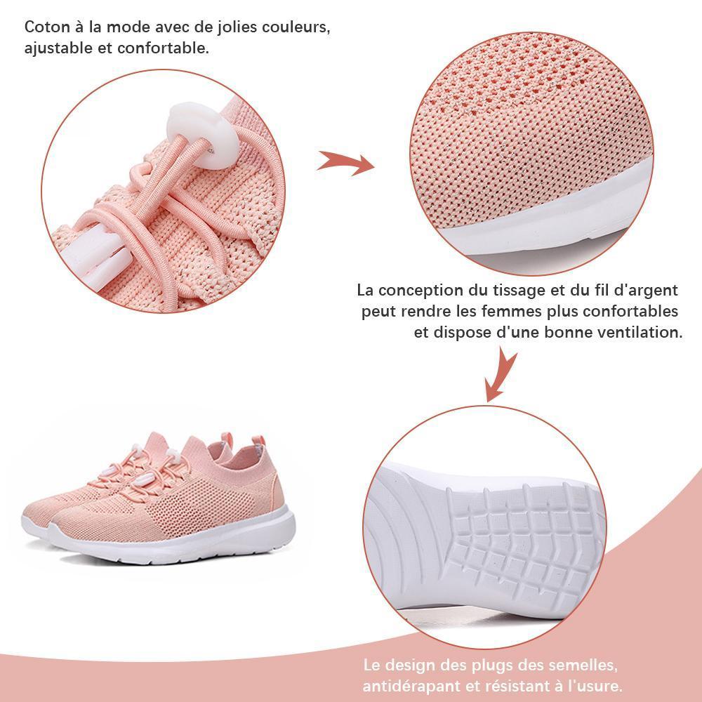 Chaussures Femme Tissage Maille Respirantes - ciaovie