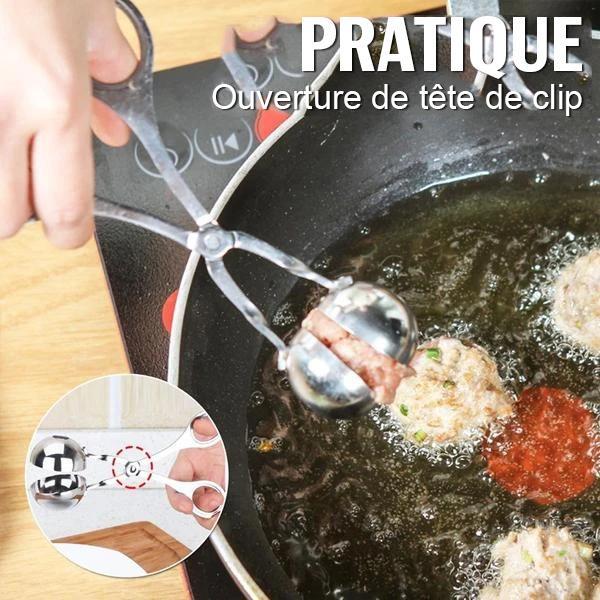 Pince de Fabricant de Boulettes de Viande en Acier Inoxydable