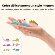 Charger l&#39;image dans la galerie, Jouets de doigt de dinosaure de fronde(10 pièces, couleurs aléatoires)