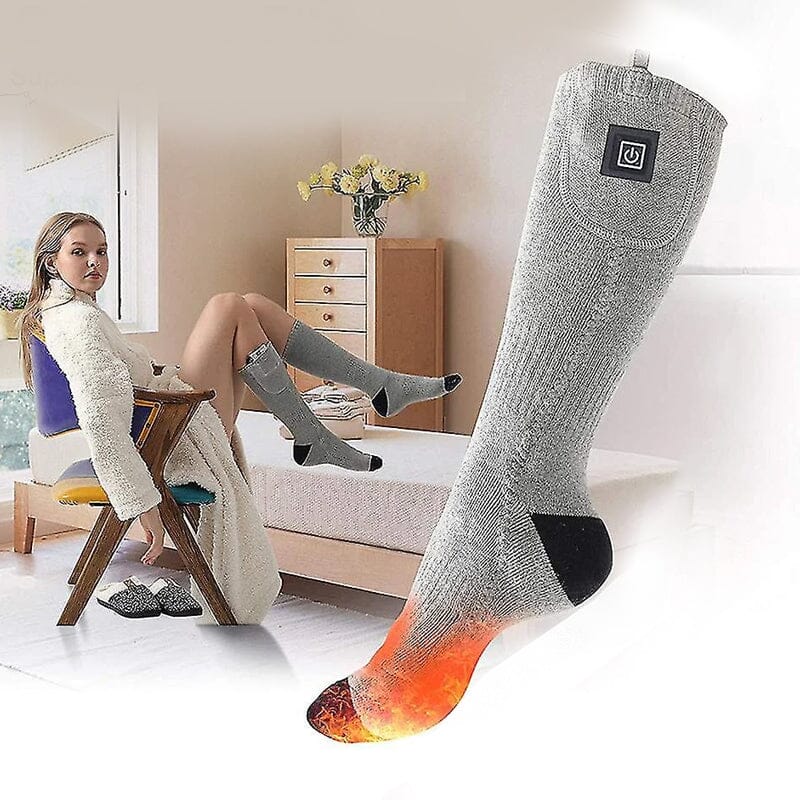 Chaussettes chauffantes à température réglable