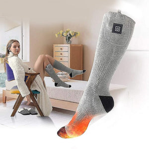 Chaussettes chauffantes à température réglable