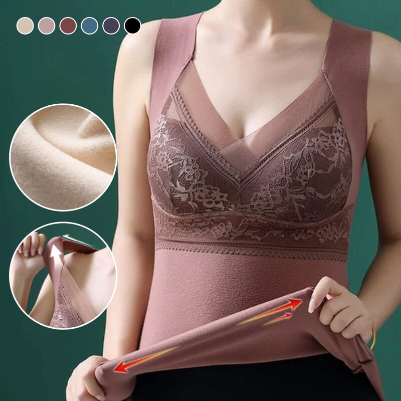 🔖Sous-vêtement thermique à soutien-gorge intégré 2 en 1✅